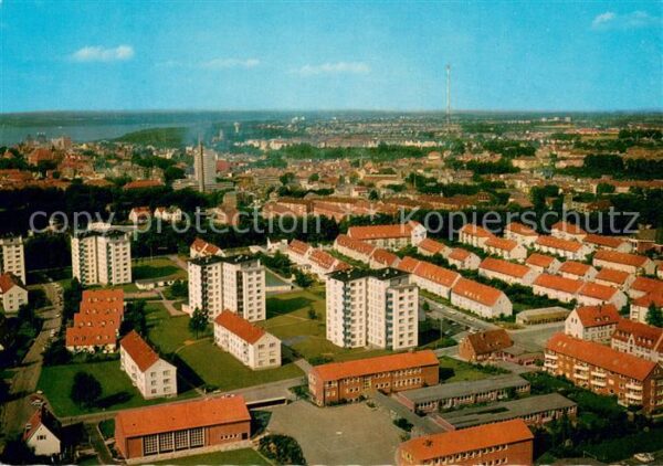 Flensburg Stadtteil Rude Fliegeraufnahme