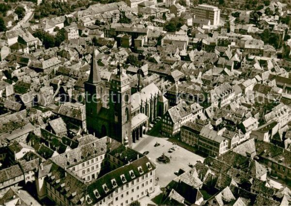 Neustadt Weinstrasse Rathausplatz mit Stiftskirche