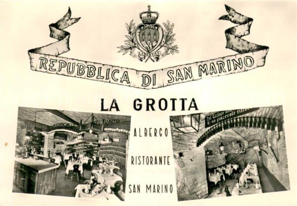 San Marino Repubblica Ristorante Albergo La Grotta Gastraeume