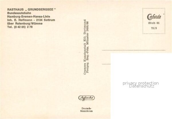 Rotenburg Wuemme Rasthaus Grundbergsee BAB Fliegeraufnahme – Bild 2