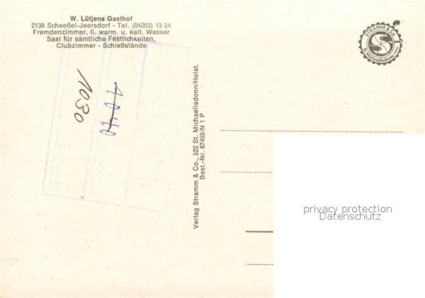Jeersdorf Luetjens Gasthof Gaststube Zimmer Veranstaltungsraum – Bild 2
