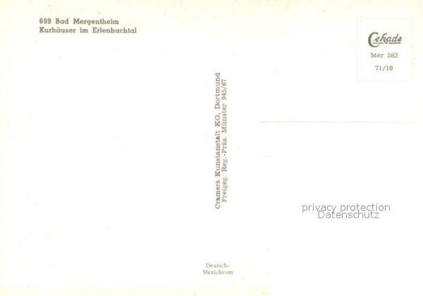 Bad Mergentheim Kurhaeuser im Erlenbachtal Fliegeraufnahme – Bild 2