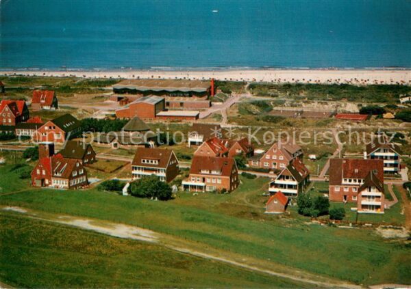 Baltrum Nordseebad Fliegeraufnahme