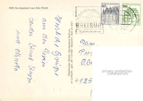 Baltrum Nordseebad Fliegeraufnahme – Bild 2