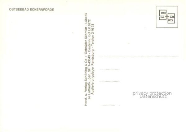 Eckernfoerde Ostseebad Fliegeraufnahme – Bild 2