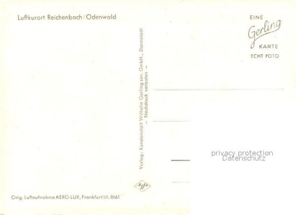 Reichenbach Odenwald Fliegeraufnahme – Bild 2