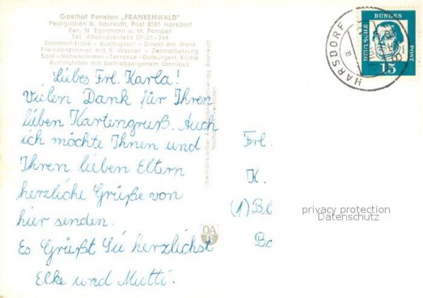 Pechgraben Panorama Gasthof Pension Frankenwald Gaststube – Bild 2