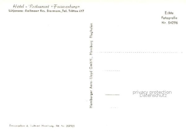 Bollmoor Hotel Restaurant Fasanenburg Fliegeraufnahme – Bild 2
