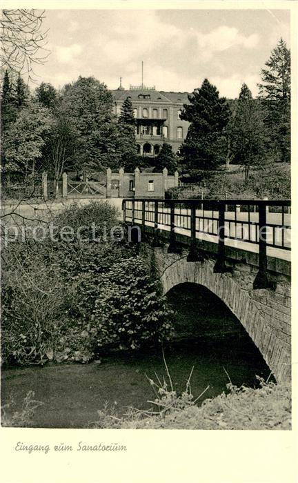 Weilmuenster Eingang zum Sanatorium