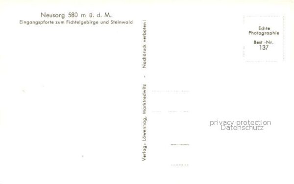 Neusorg Fichtelgebirge Ortspartie mit Kirche – Bild 2
