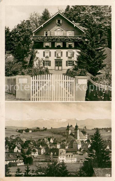 Lindenberg Allgaeu Erholungsheim der Stadt Lindau Panorama