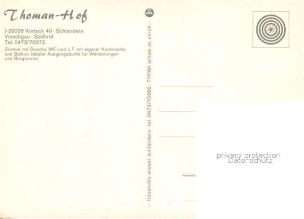 Vinschgau Val Venosta Thoman Hof – Bild 2