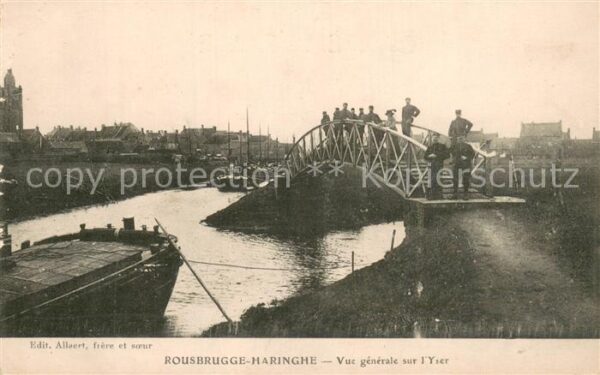 Rousbrugge-Haringhe Roesbrugge-Haringe Vue generale sur l'Yser