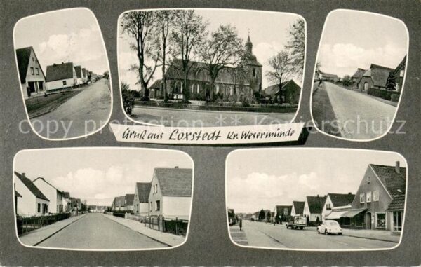 Loxstedt Kirche Strassenpartien