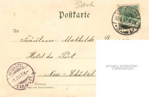St Johann Wuerttemberg Schwarzwaldmotiv Kuenstlerkarte – Bild 2