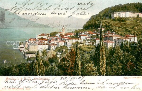 Bellagio Lago di Como IT e Villa Serbelloni