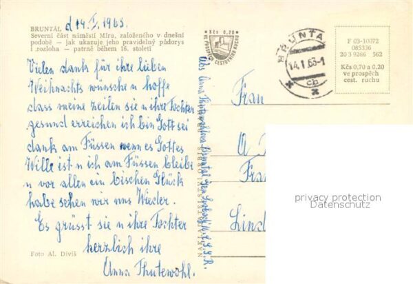 Bruntal Freudenthal Czechia Severni cast namesti Miru zalozeneho v dnesni podobe – Bild 2