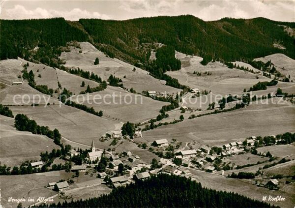 Wengen Kempten Allgaeu Fliegeraufnahme