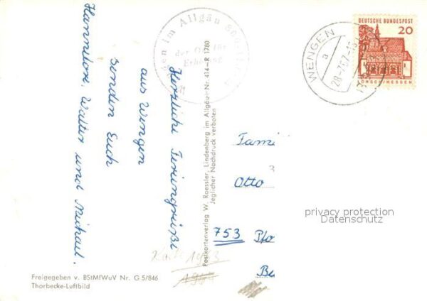 Wengen Kempten Allgaeu Fliegeraufnahme – Bild 2