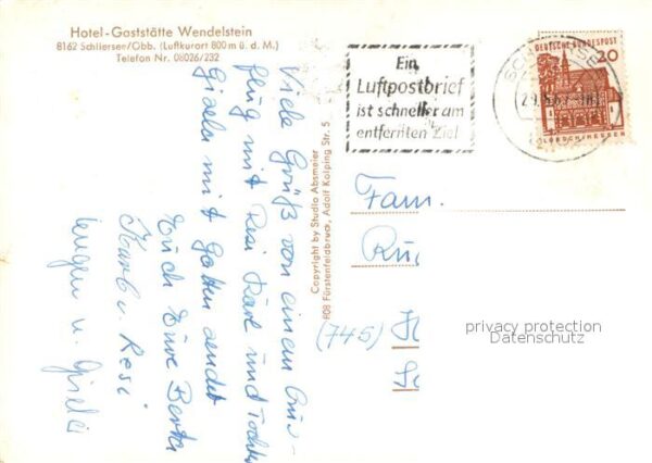 Schliersee Hotel Gaststaette Wendelstein – Bild 2