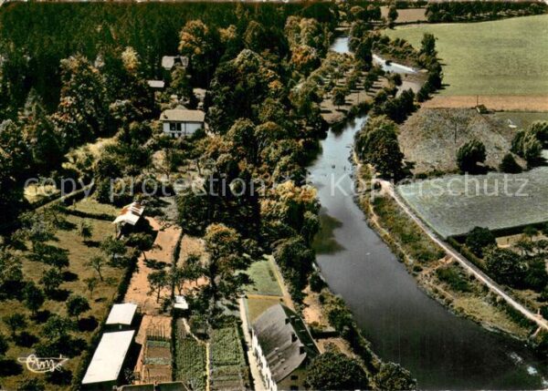 Hamoir Belgium Ourthe Vue aerienne