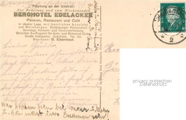 Freyburg Unstrut Blick vom Schluefter Gesamtansicht – Bild 2