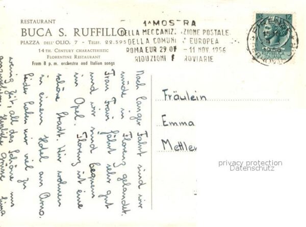 Florenz Firenze Restaurant Buca S. Ruffillo Innenansicht – Bild 2