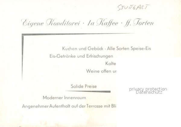 Stuttgart Konditorei Innenansicht – Bild 2