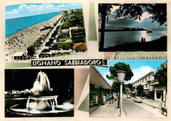 Lignano Sabbiadoro Teilansichten m. Strand