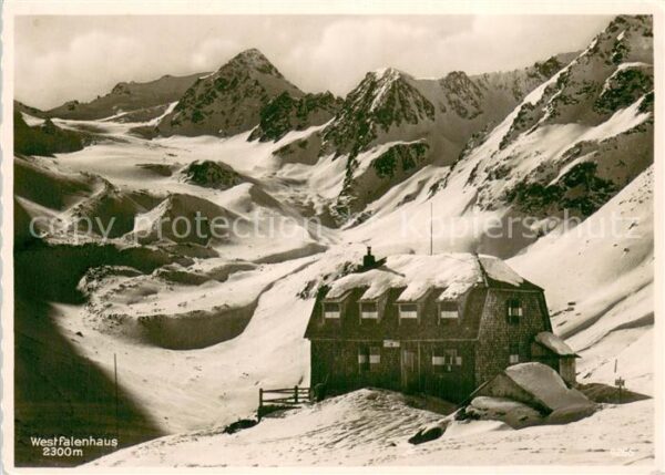 Westfalenhaus 2300m Tirol Im Schnee