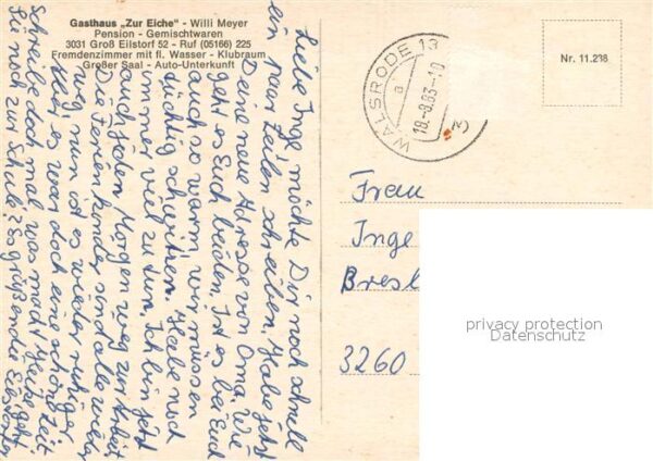 Gross Eilstorf Ortspartie Gasthaus Zur Eiche – Bild 2