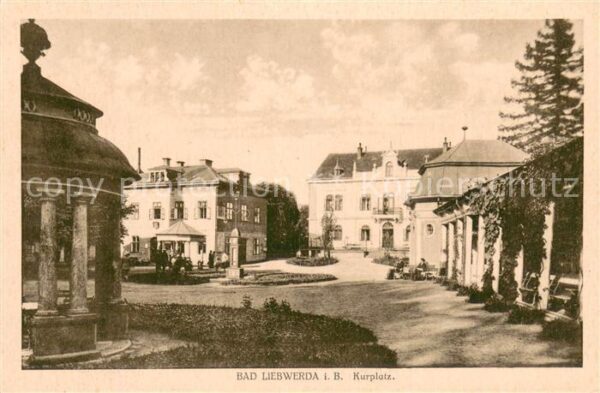 Bad Liebwerda Lazne Libverda CZ Kurplatz