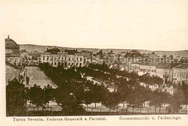 Turnu Severin Mehedintj RO Vederea Generala a Parcului