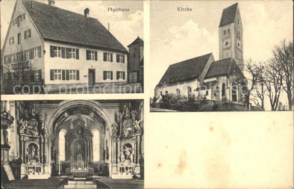 Dirlewang Pfarrhaus Kirche