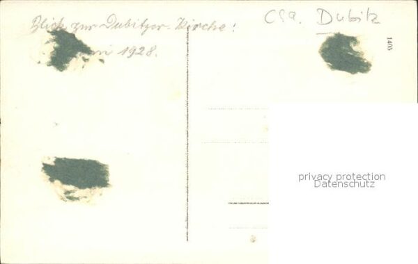 Dubitz Blick auf die Dubitzer Kirche – Bild 2