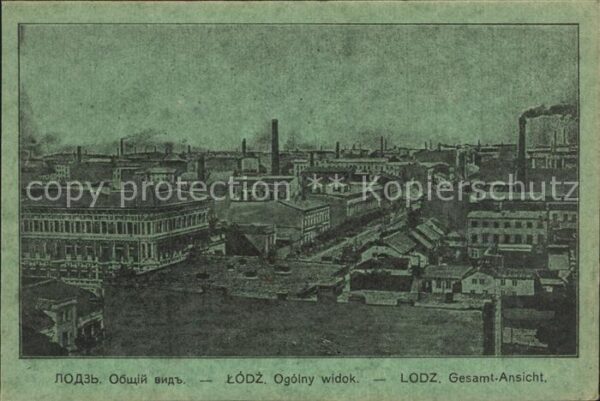 Litzmannstadt Lodz Gesamtansicht