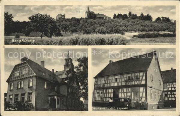 Rothenbergen Bergkirche Schule Baeckerei Lepple