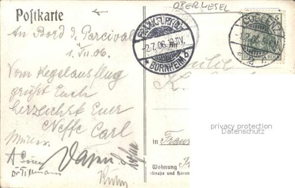 Oberwesel Rhein Stadtansicht – Bild 2