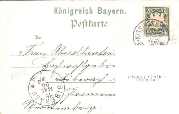 Bad Kissingen Kurhaus- Strasse Koenig Ludwig I. Denkmal – Bild 2