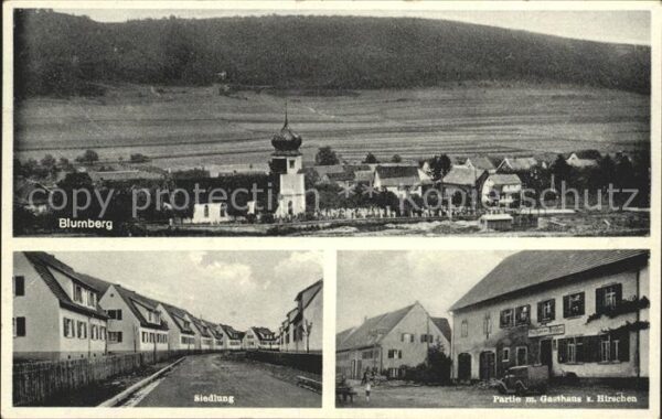 Blumberg Baden Siedlung Gasthaus zum Hirschen