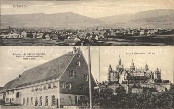 Bisingen Burg Hohenzollern Kolonial- und Manufakturwaren Lacher