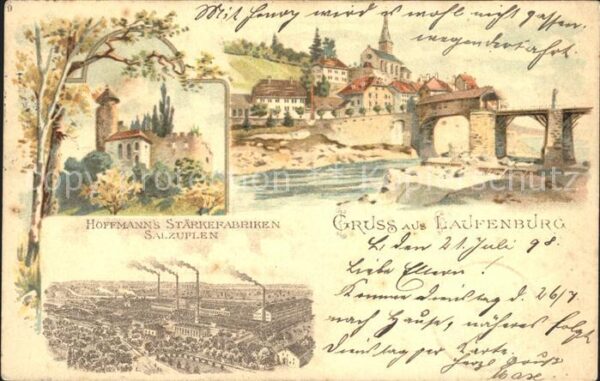 Laufenburg Baden Hoffmann´s Staerkefabriken