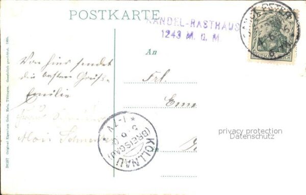 Kandel Waldkirch Breisgau Grosser Kandelfelsen Hotel Kandelrasthaus – Bild 2