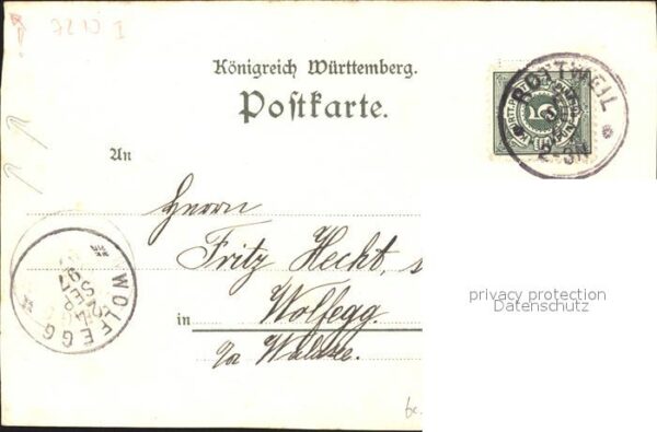 Rottweil Neckar Marktbrunnen Bahnhofweg Viaduct – Bild 2
