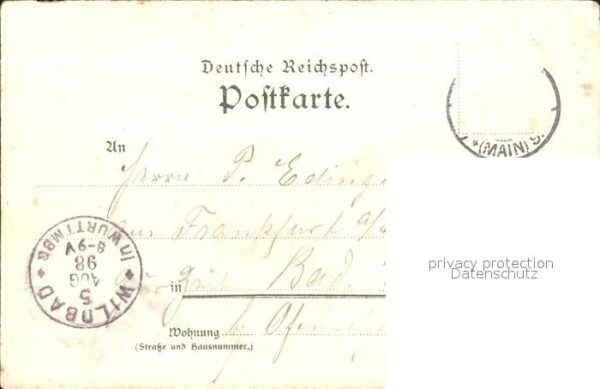 Heidelberg Neckar Schloss Hirschgasse Hotel zum Perkeo – Bild 2