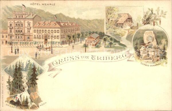 Triberg Schwarzwald Hotel Wehrle Wasserfall