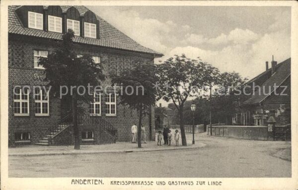 Anderten Hannover Kreissparkasse und Gasthaus Zur Linde