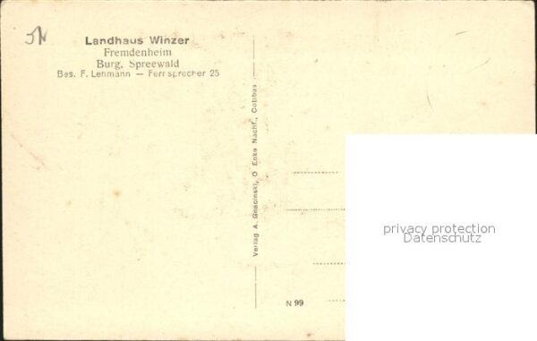 Burg Spreewald Fremdenheim Landhaus Winzer – Bild 2