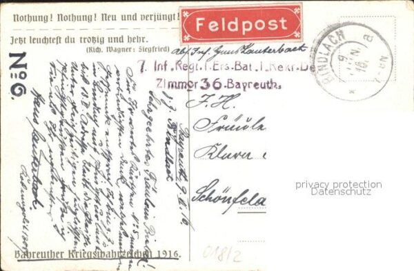 Bayreuth Kriegswahrzeichen – Bild 2