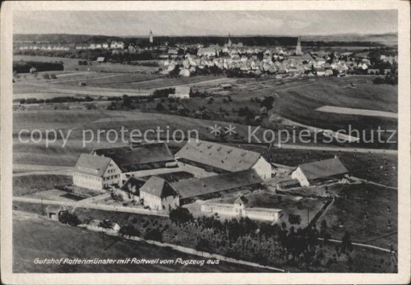 Rottenmuenster Rottweil Fliegeraufnahme